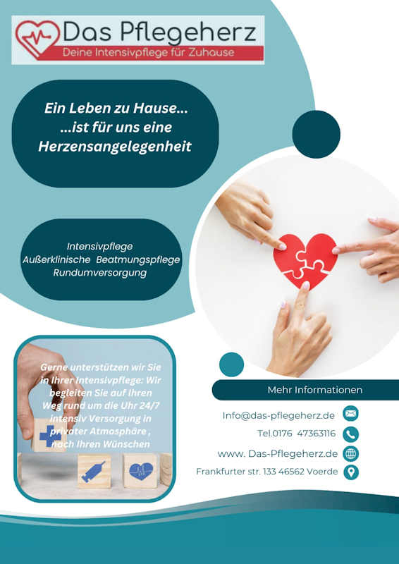 Außerklinische Intensivpflege Intensivbeatmungspflege Häusliche Krankenpflege Intensivkrankenpflege Heimbeatmung Beatmung zu Hause Häusliche Beatmungspflege